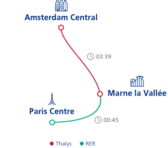 Marne The Valley Chessy (Paris Disneyland) Biglietti, Mappa